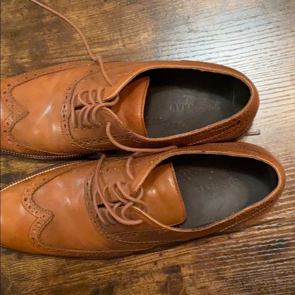 Cole Haan Brown Wingtip Dress shoes - Picture 4 of 7